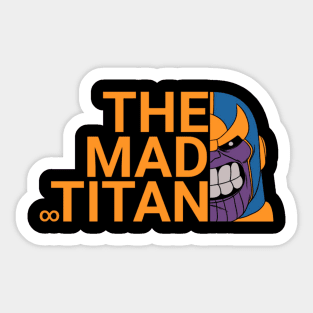 The Mad Man Sticker